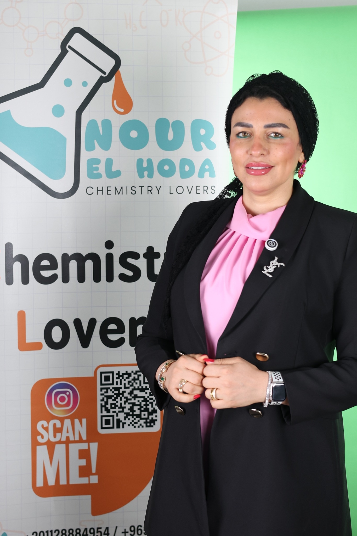 نور الهدى.. نموذج مشرف في دعم الطلاب عبر نصائح مادة الكيمياء على السوشيال ميديا